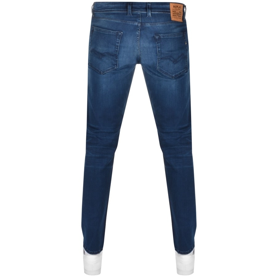 Alternative Image for ProductReplay Anbass Slim Fit Jeans Blue2